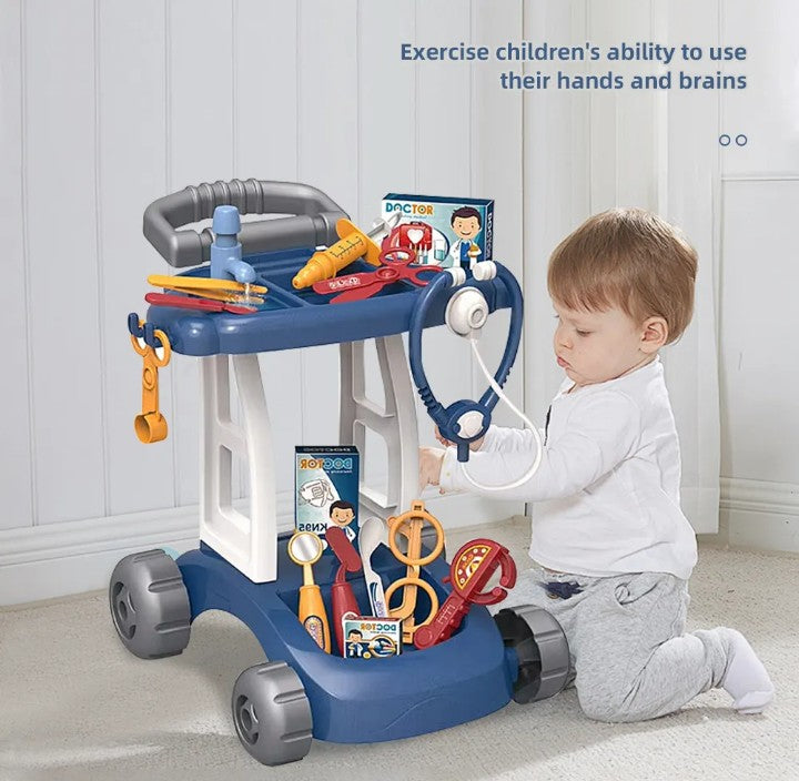 Kids Doctor Playset – Medical Trolley Toy for Role-Playing Fun