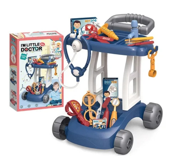 Kids Doctor Playset – Medical Trolley Toy for Role-Playing Fun