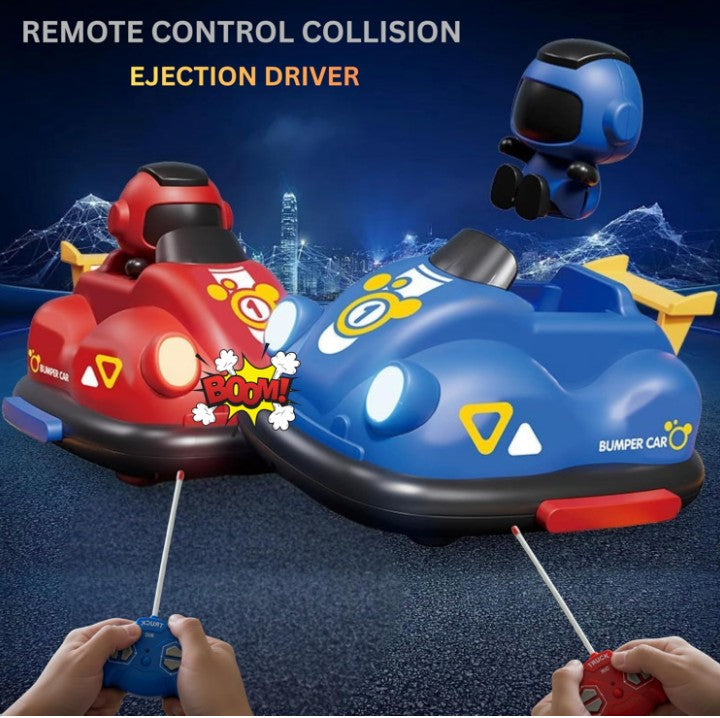 Four-Way Remote Control Bumper Cars Set for Kids (2pcs)
