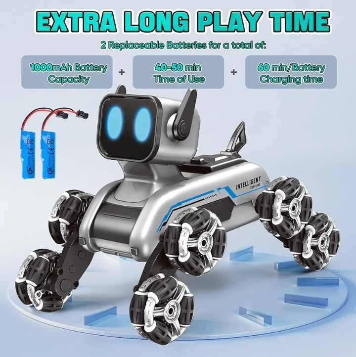 RC Robot Dog Car – Gesture Control Stunt & Deformation Toy for Kids