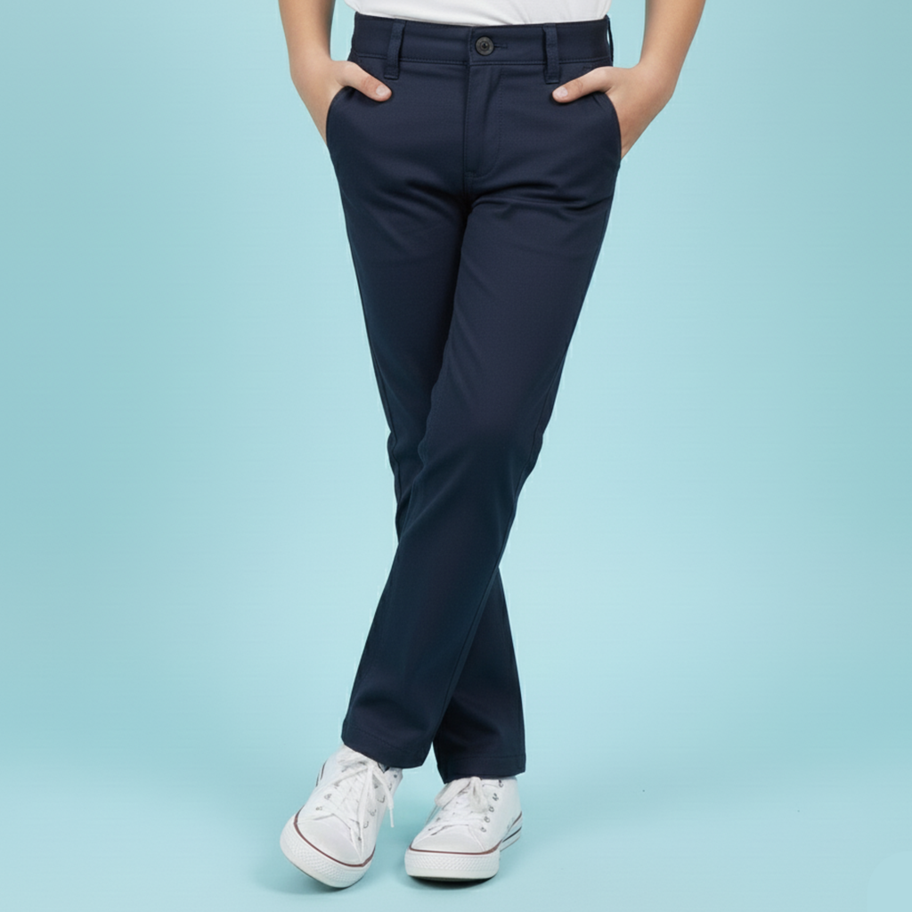 Kids' Smart Gurkha Trousers – Classic Formal Pants for Boys - 1033