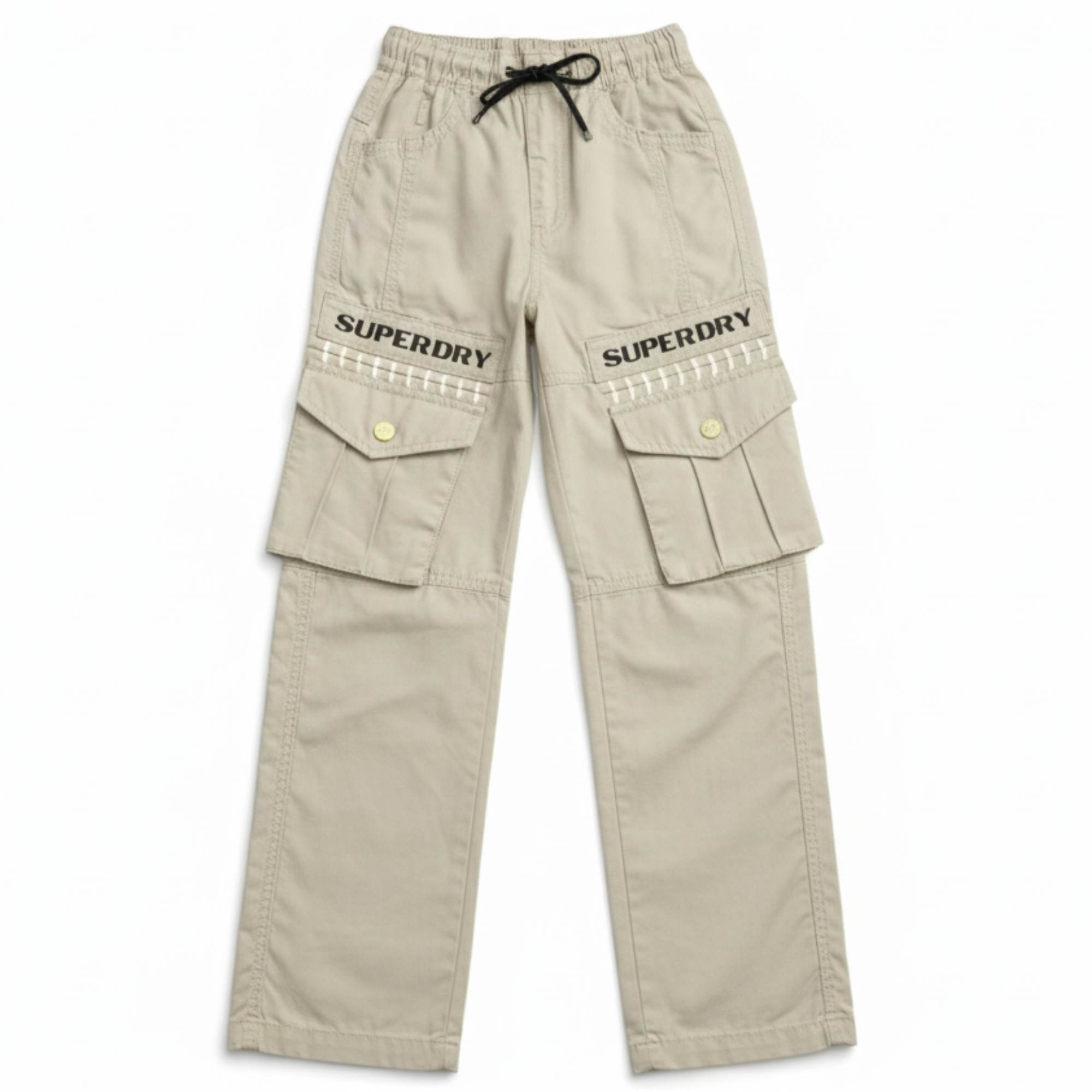 Kids' Superdry Edition Cargo Joggers – Heavy-Duty Outdoor Utility Pants - 1029