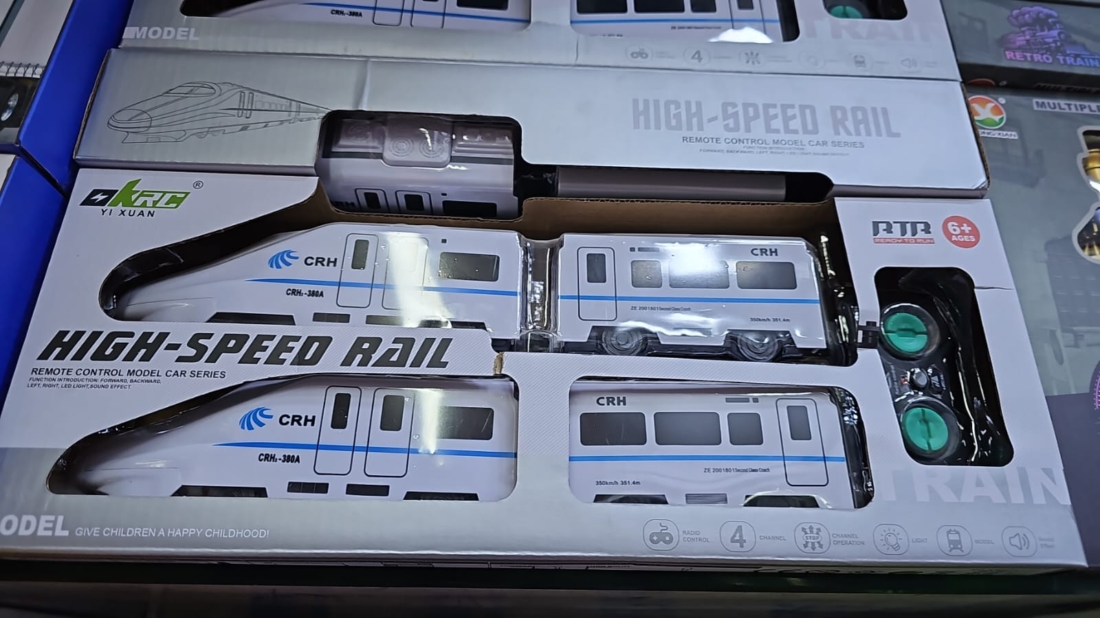 High-Speed City Rail Toy for Kids Battery Operated