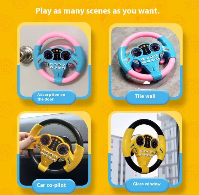 Kids First Officer Steering Wheel – Educational Toy