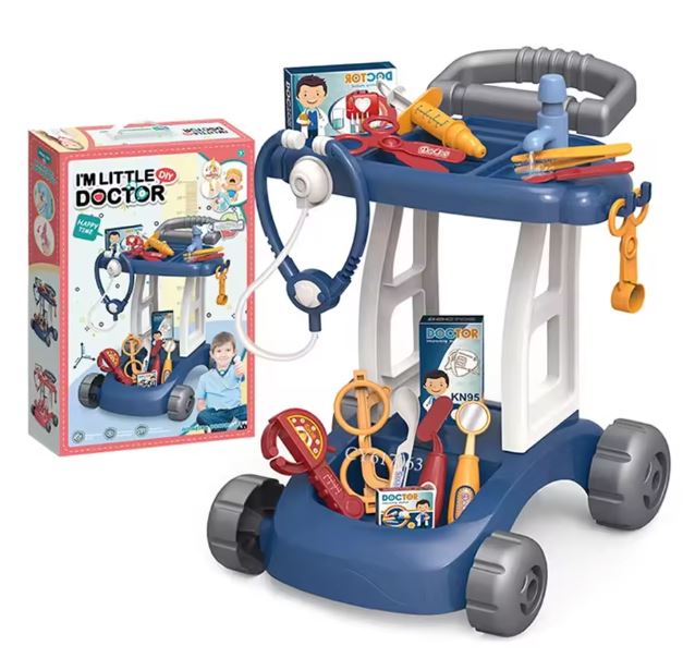 Kids Doctor Playset – Medical Trolley Toy for Role-Playing Fun