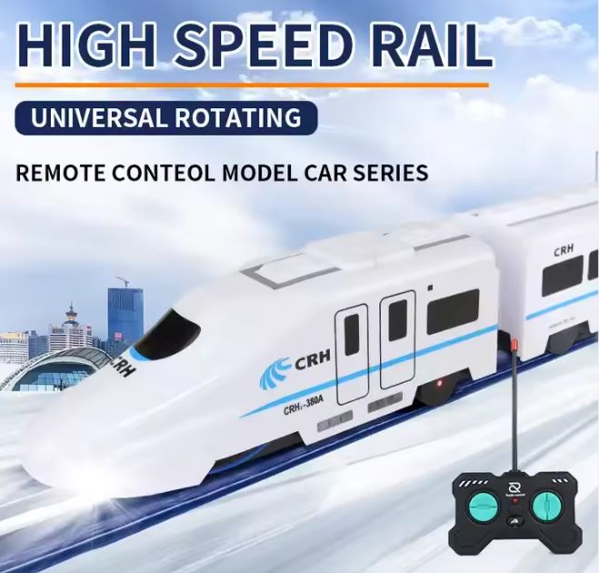 High-Speed City Rail Toy for Kids Battery Operated