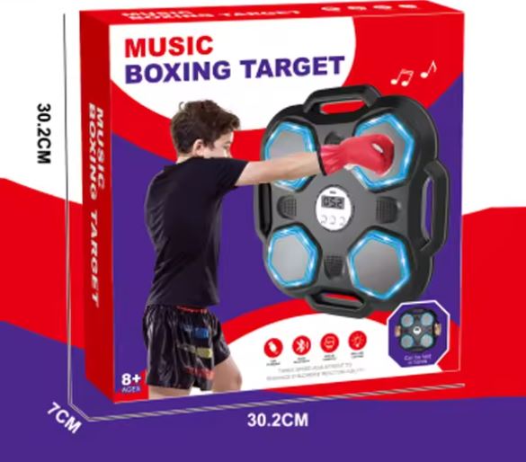 Bluetooth Music Boxing Wall Target – Home Fitness Training Machine for Kids